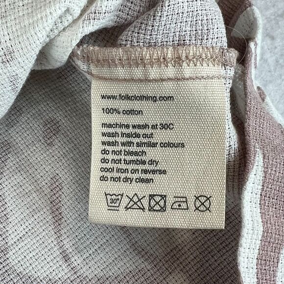 New NWT Mens Folk Kingston Knit Short Sleeve Button Down Floral Shirt Size Large - Picture 4 of 5